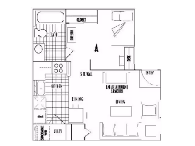 Deluxe Eff UG Private floor plan